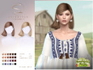 Sims 4 — S-CLUB Fluttering short hair Countryside Charm by S-Club — Fluttering short hair hope you like, thank you.