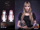 Sims 4 — S-CLUB double Ponytail hair  Happy  Halloween by S-Club — S-CLUB double Ponytail hair 021026 thank you
