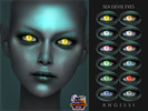 Sims 4 — Sea Devil Eyes by ANGISSI — PREVIEWS MADE USING HQ MOD Facepaint category