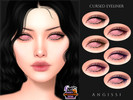 Sims 4 — Cursed Eyeliner by ANGISSI — PREVIEWS MADE USING HQ MOD 6 colors