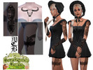 Sims 4 — Wild West Cow Skull Chest Tattoo by MaruChanBe2 — Wild west inspired tattoos for your cuties.