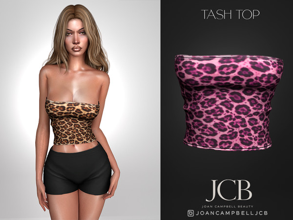 Sims 4 — TASH TUBE TOP by Joan_Campbell_Beauty_ — INCLUDES: