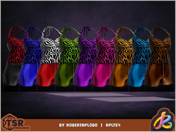Sims 4 — Female Bottom - Obsession Halloween - Adult by RobertaPLobo — Adult Female Set - Obsession Halloween _353