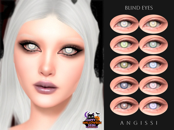 Sims 4 — Blind Eyes by ANGISSI — PREVIEWS MADE USING HQ MOD Facepaint category