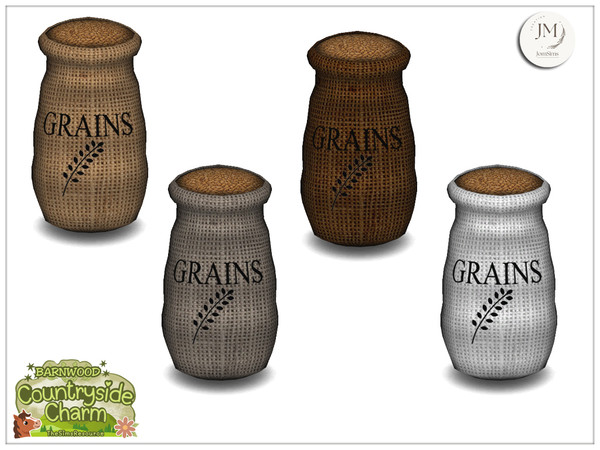 Sims 4 — Jomsims Countryside charm mercantile sack of grain by jomsims — Step into the warm atmosphere of a traditional