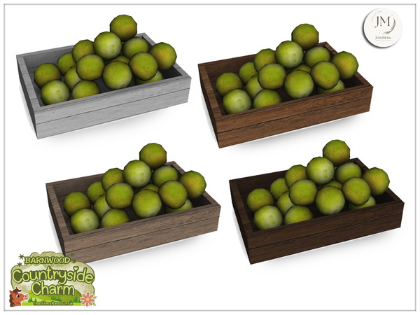 Sims 4 — Jomsims Countryside charm mercantile deco fruits2 by jomsims — Step into the warm atmosphere of a traditional