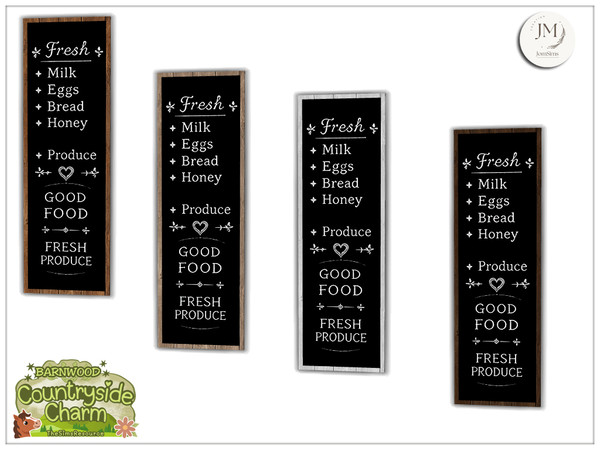 Sims 4 — Jomsims Countryside charm mercantile wall painting1 by jomsims — Step into the warm atmosphere of a traditional