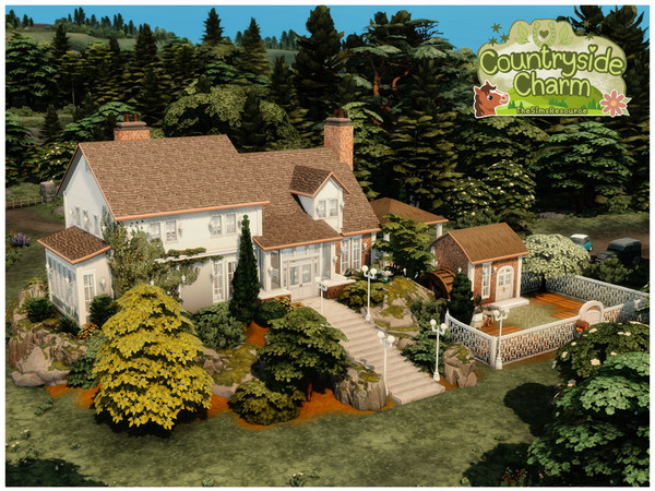 Sims 4 — MM Water Mill Cottage by Merin_Martini — My Sims 4 lots some are inspired from random pictures that I found on