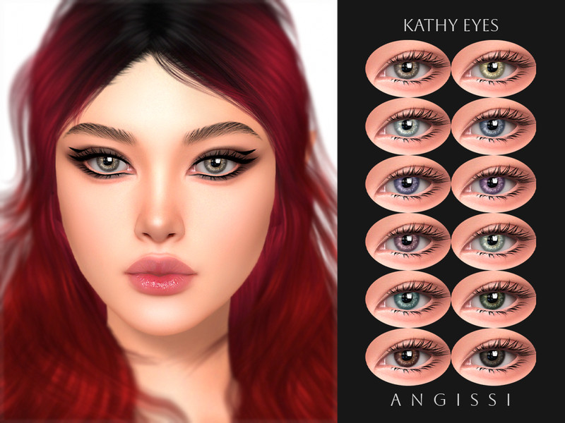 Sims 4 eye color CC Kathy Eyes by ANGISSI
