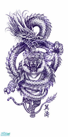 Sims 2 — chiensedragon+tiger set - Individual Ite by skinflin — 