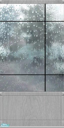 Sims 2 — Chilled Rainwood Paneling 2 by galilea — Beautiful wallcovering in muted blue/grey tones.