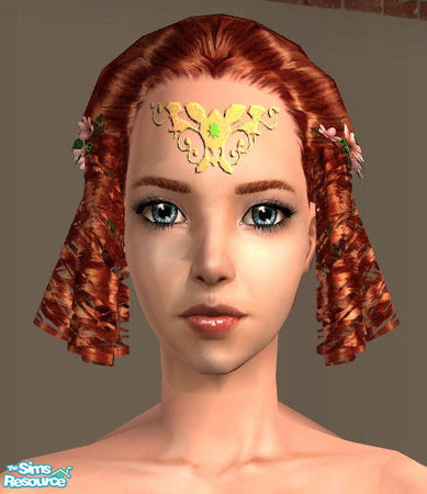 Sims 2 — Tiara - Gold by tiefliga — Face Jewelry for sims of all ages and both genders