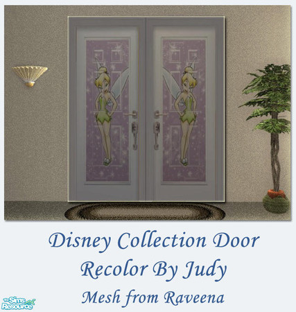 Sims 2 — Judy Disney Collection Door 7 by judyhugsnoopy — Recolor of Raveena "Designer Door - Straight" You