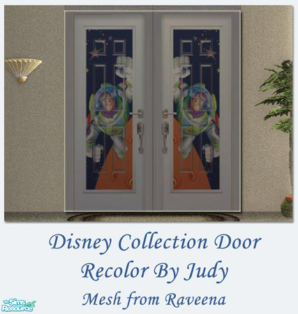 Sims 2 — Judy Disney Collection Door 4 by judyhugsnoopy — Recolor of Raveena "Designer Door - Straight" You