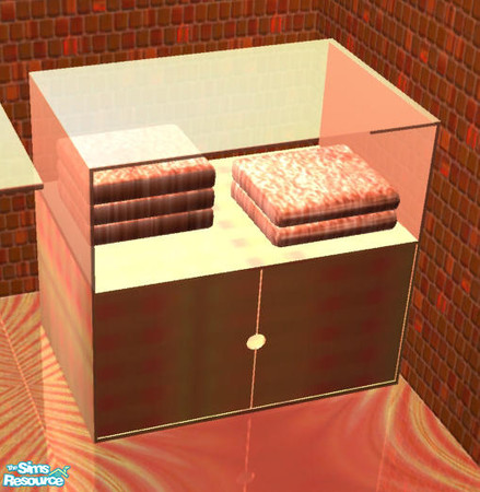 Sims 2 — Sorrel Bathroom - Towel Cabinet by Cloisonne — 