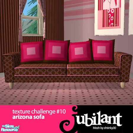 Sims 2 — JUB Texture Chal #10 - Arizona Sofa by Jubilant — This is a recolor of Shtinky00's Arizona Sofa.