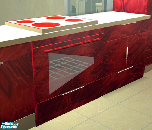 Sims 2 — Atomic Kitchen - Stove by Cloisonne — 