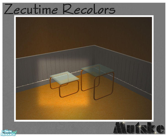 Sims 2 — Zecutime Recolors Orange - Coffeetable by Mutske — Frame in Orange.