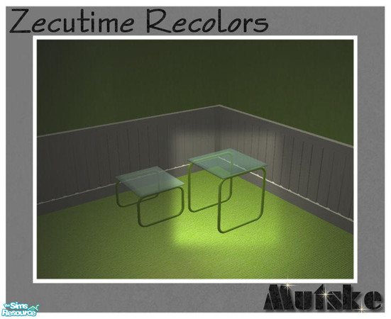 Sims 2 — Zecutime Recolors Lime - Endtable by Mutske — Frame in Lime.