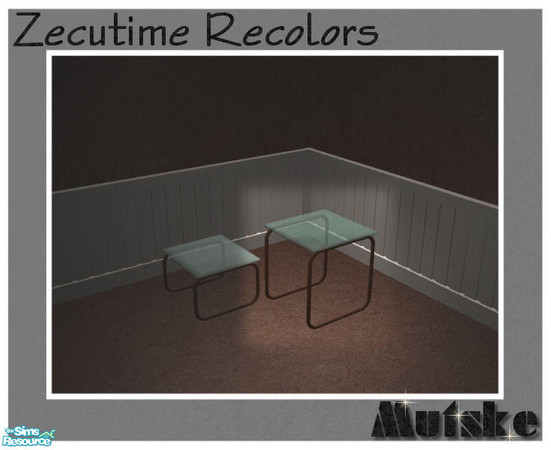 Sims 2 — Zecutime Recolors Braun - Endtable by Mutske — Frame in Braun.