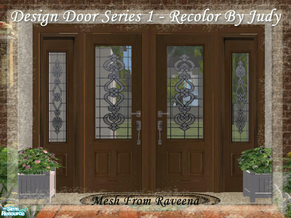Sims 2 — Judy Design Door Set 2 - Door by judyhugsnoopy — Recolor of Raveena "Designer Door" You must need to