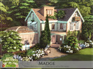 Sims 4 — Countryside Charm - Madge - No CC by Rirann — Madge is a charming cottage in a country style, featuring a large