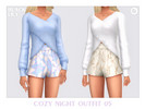 Sims 4 — Cozy Night Outfit 5 by Black_Lily — YA, A, Teen