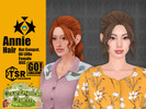 Sims 4 — Annie Hair by GoAmazons — Lose lush braid hairstyle for wavy hair.