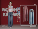 Sims 4 — Nelly baggy jeans with graphic on the back by MissValentine142 — 24 Shades