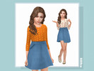 Sims 4 — Lilian Dress by lillka — 6 swatches