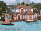 Sims 4 — Canvas on the Lake l noCC by simZmora — A spacious three-bedroom lakeside build made for a family that wants