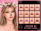 Sims 4 — SH - Lipstick 3 Halloween 2026 by Sunset_Haven — - 12 colors - For Female