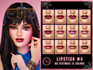 Sims 4 — SH - Lipstick 4 Halloween 2026 by Sunset_Haven — - 12 colors - For Female