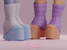 Sims 4 — Chunky Pastel Boots by roxxysimm — New mesh by me
