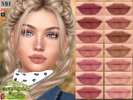 Sims 4 — Countryside Charm - Jolene Lipstick by MagicHand — Matte Lips in 18 colors - HQ Compatible.
