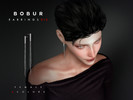 Sims 4 — Equilibrium Earrings by Bobur2 — Equilibrium Earrings Perfect balance of clean structure and fluid motion for