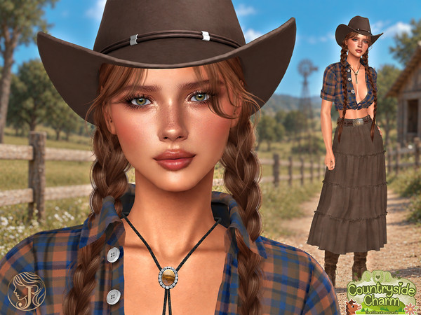 Sims 4 — Countryside Charm - Molly Hayes by Jolea — If you want the Sim to look the same as in the pictures you need to