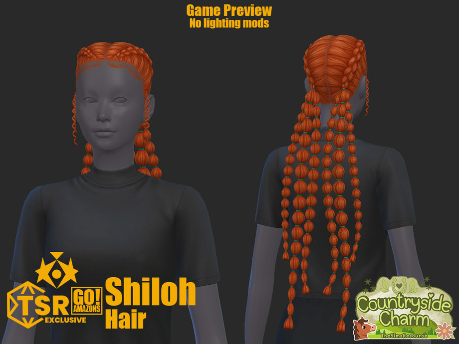 The Sims Resource | Shiloh Hair