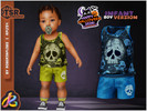 Sims 4 — Infant Boy SET - Rebel Skull Outfit by RobertaPLobo — Boy Set - Rebel Skull Outfit_355