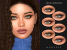 Sims 4 — Denise Eyeliner by ANGISSI — PREVIEWS MADE USING HQ MOD 6 colors