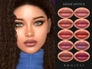 Sims 4 — Denise Lipstick by ANGISSI — PREVIEWS MADE USING HQ MOD 10 colors