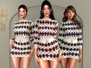 Sims 4 — Cozy Heritage Set by DOLilac — Includes: (Top + Bottom)