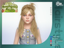 Sims 4 — Half updo Hair for Children - Countryside Charm Collection by Daisy-Sims — 21 base colors + 9 ombre colors