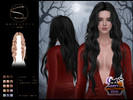 Sims 4 — S-CLUB long wavy hairstyle Happy Halloween by S-Club — long wavy hairstyle 051026 hope you like, thank you.