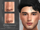 Sims 4 — Theo Nose Preset HQ by Caroll912 — A medium-sized nose preset with narrower bridge for male Sims. Preset is