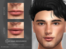 Sims 4 — Theo Lip Preset HQ by Caroll912 — A medium-sized lip preset for male Sims. Preset is suited for Teen - Elders