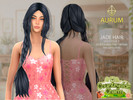 Sims 4 — Aurum - Jade Hair Style 2 by Aurum — HQ compatible textures