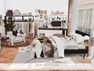 Sims 4 — Bert Bedroom by BlusterSims — The Bert Bedroom is a cozy, modern space with warm wood floors, neutral tones,
