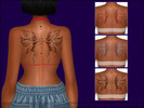 Sims 4 — Astral Flutter Tattoo by ANGISSI — PREVIEWS MADE USING HQ MOD HQ compatible