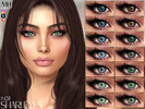 Sims 4 — Shari Eyes by MagicHand — Realistic eyes for males and females in 16 colors - HQ Compatible.